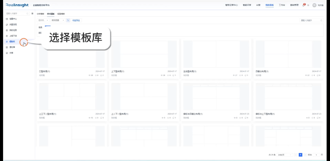 0帧起手！jiuyou.comRealinsight“模板库”带你设计专业分析界面